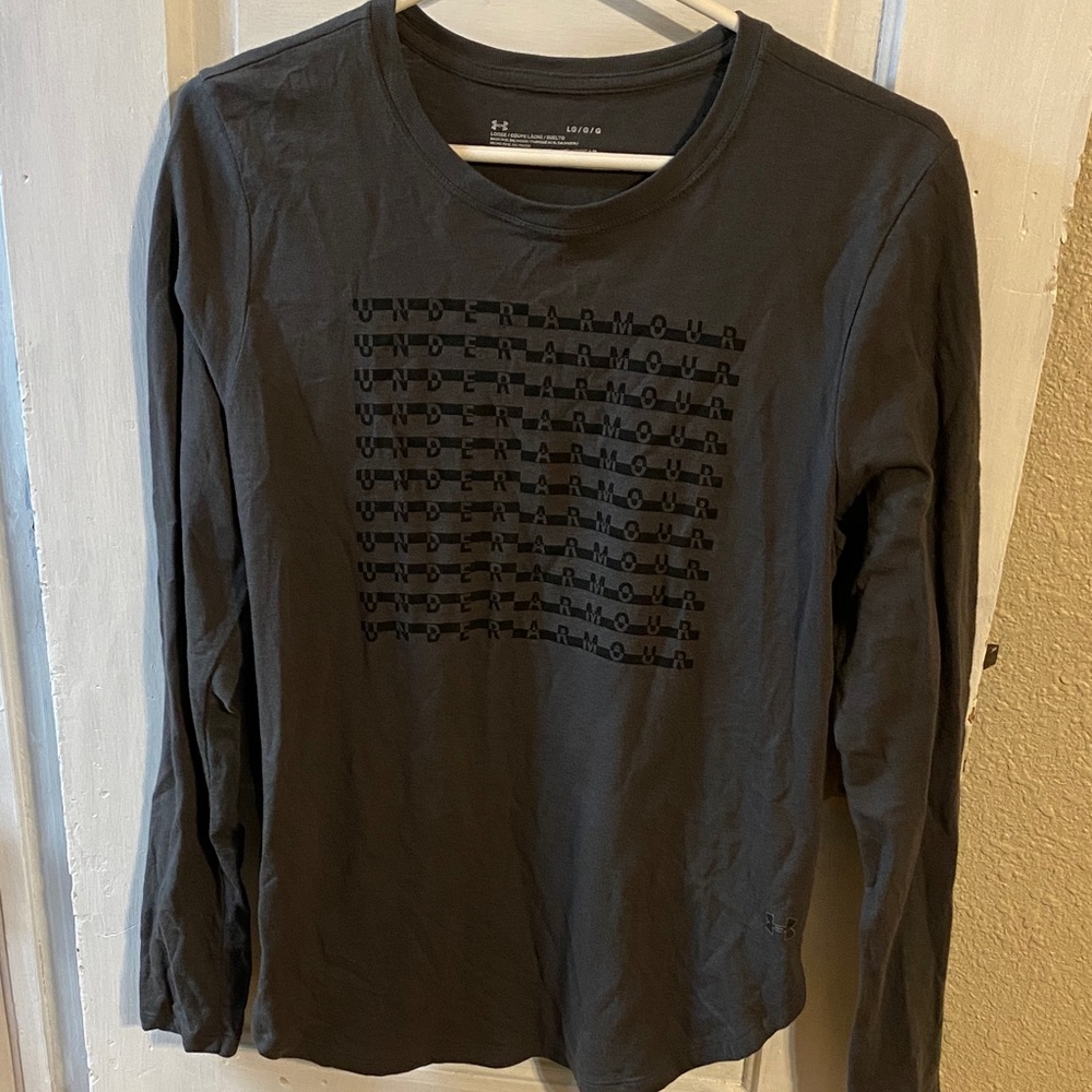 Under Armour Dark Gray Long Sleeve Tee